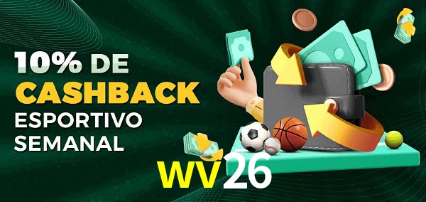 10% de bônus de cashback na wv26